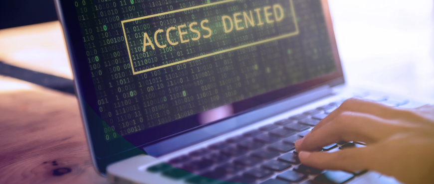 AI-Verstärkung für die IT-Sicherheit Access denied laptop, AI IT Security genua_AI_Verteidiger.png