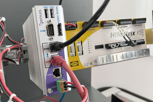 Beispielapplikation zur cyber-diode