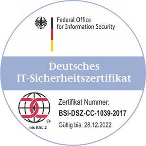 Abbildung BSI-Zertifikat