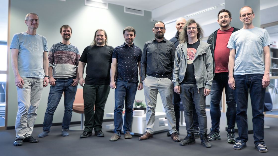 Das VerSeCloud-Forschungsteam Gruppenbild des Forschungsteams VerSeCloud