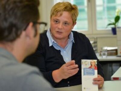 Beratungsgespräch in der Deutschen Rentenversicherung