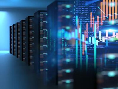 Rechenzentrum mit Analyse-Tools