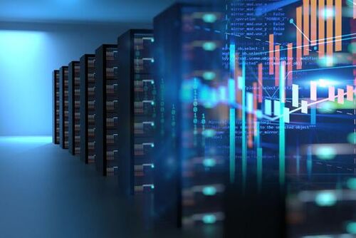 Rechenzentrum mit Analyse-Tools