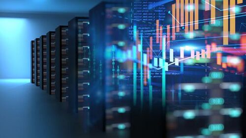 Rechenzentrum mit Analyse-Tools