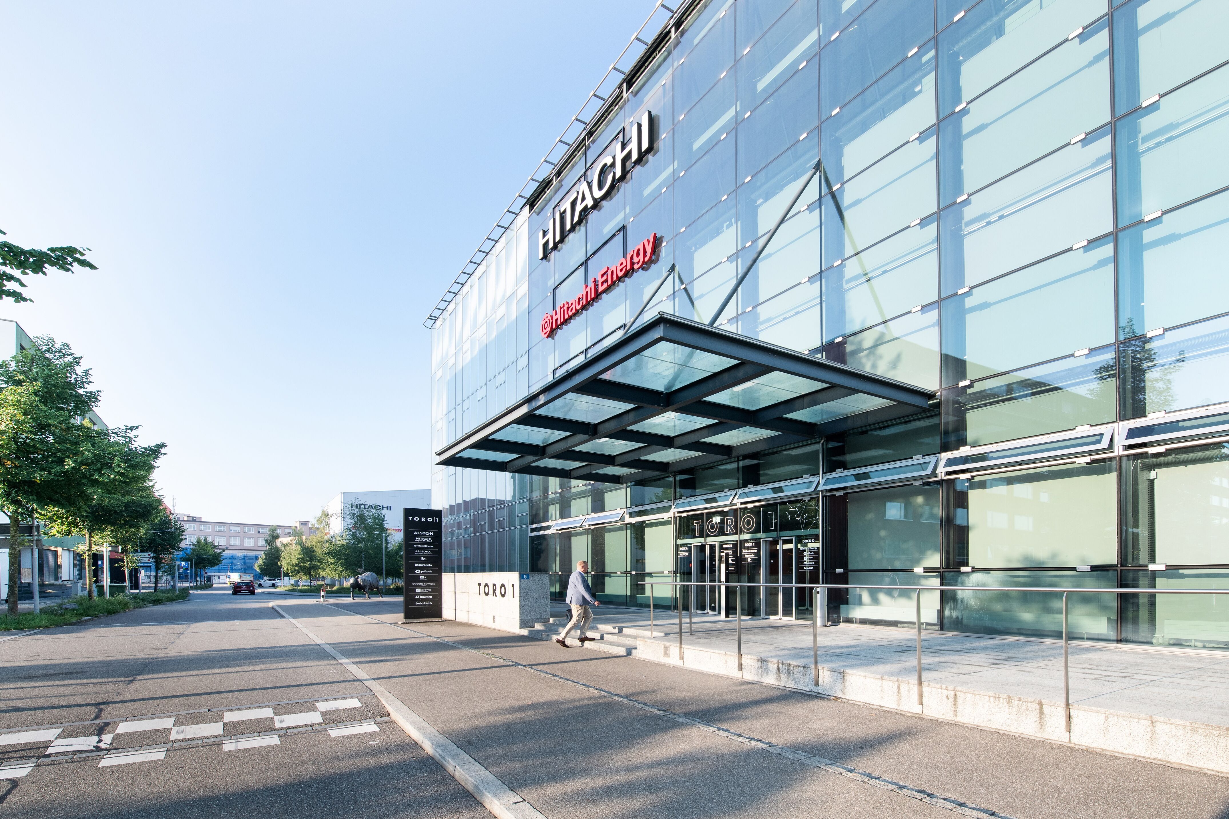 Haupteingang von Hitachi Energy
