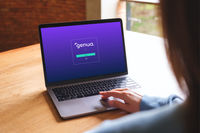 Laptop-Webinterface der genubox Fernwartung