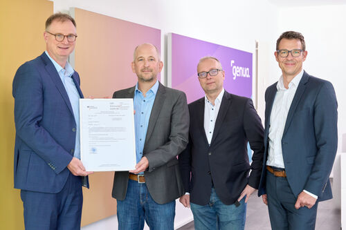 Übergabe: genugate Virtual jetzt mit VS-NfD-Zulassung.