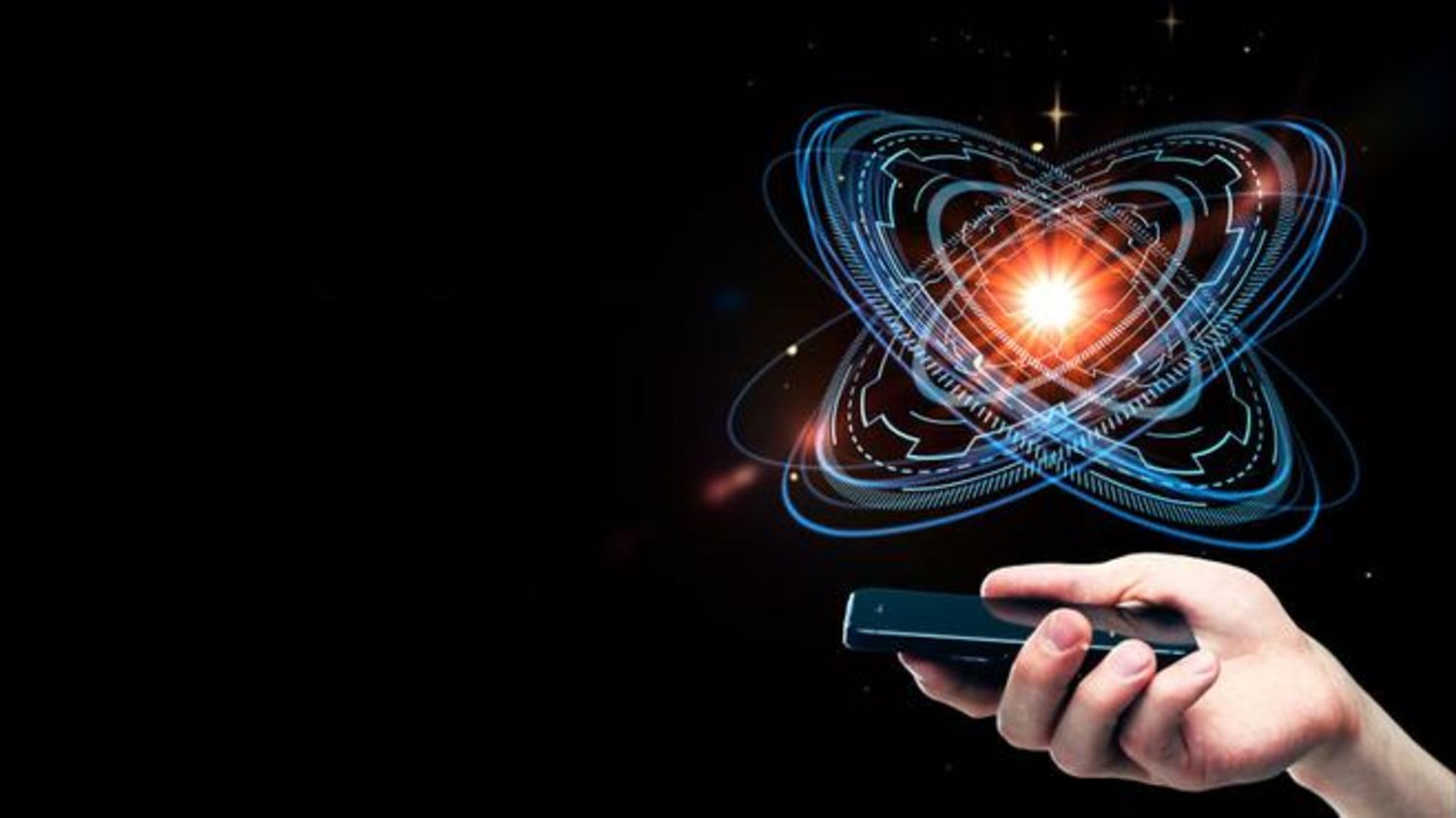 Mobiles Device futuristisch