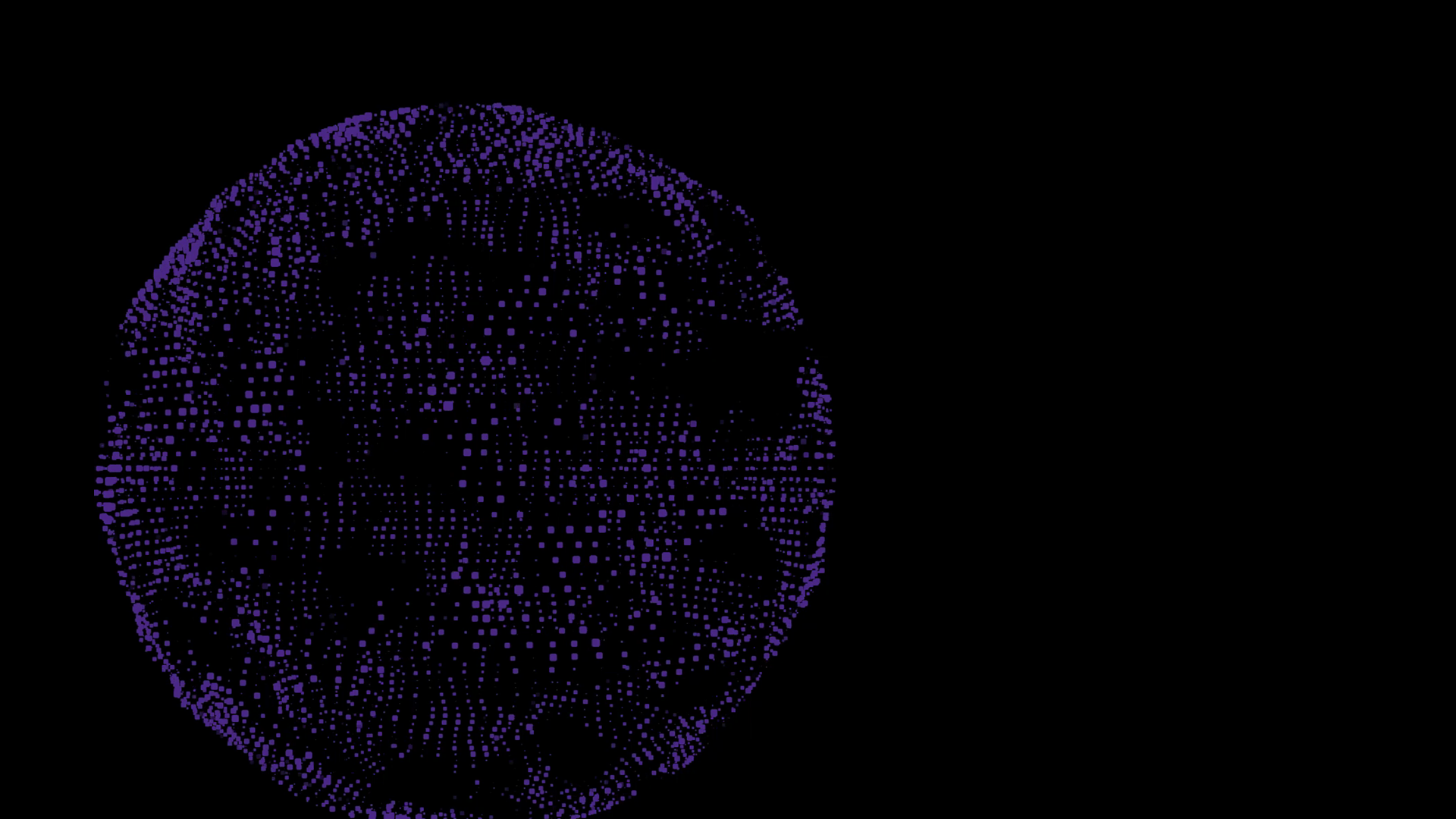 genua hero particle animation globe still