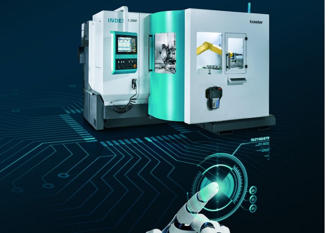 CNC-Drehmaschine mit Roboterhand genubox-case-studies-index-gruppe-01-min.jpeg